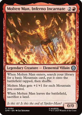 Molten Man, Inferno Incarnate (SPM-084) [Marvel's Spider-Man]
