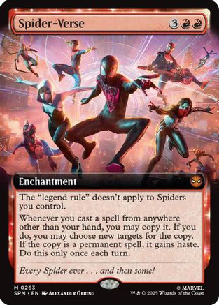 Spider-Verse (Extended Art) (SPM-263) [Marvel's Spider-Man] Foil
