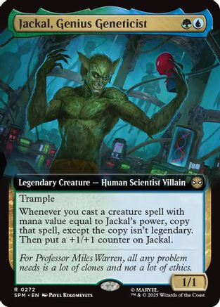 Jackal, Genius Geneticist (Extended Art) (SPM-272) [Marvel's Spider-Man] Foil