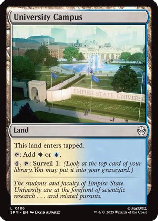University Campus (SPM-186) [Marvel's Spider-Man] Foil