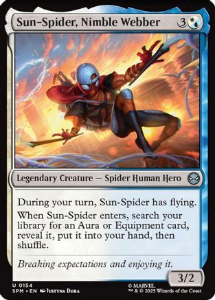 Sun-Spider, Nimble Webber (SPM-154) [Marvel's Spider-Man] Foil