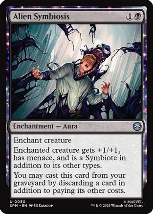 Alien Symbiosis (SPM-050) [Marvel's Spider-Man] Foil