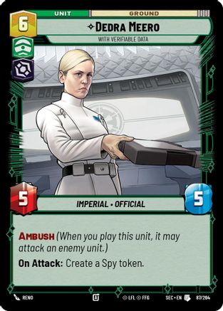 Dedra Meero - With Verifiable Data (87/264) [Secrets of Power]