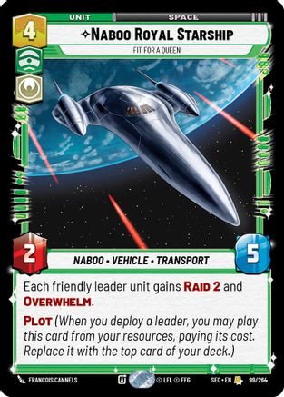 Naboo Royal Starship - Fit For A Queen (99/264) [Secrets of Power]