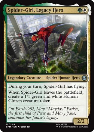 Spider-Girl, Legacy Hero (SPM-149) [Marvel's Spider-Man] Foil