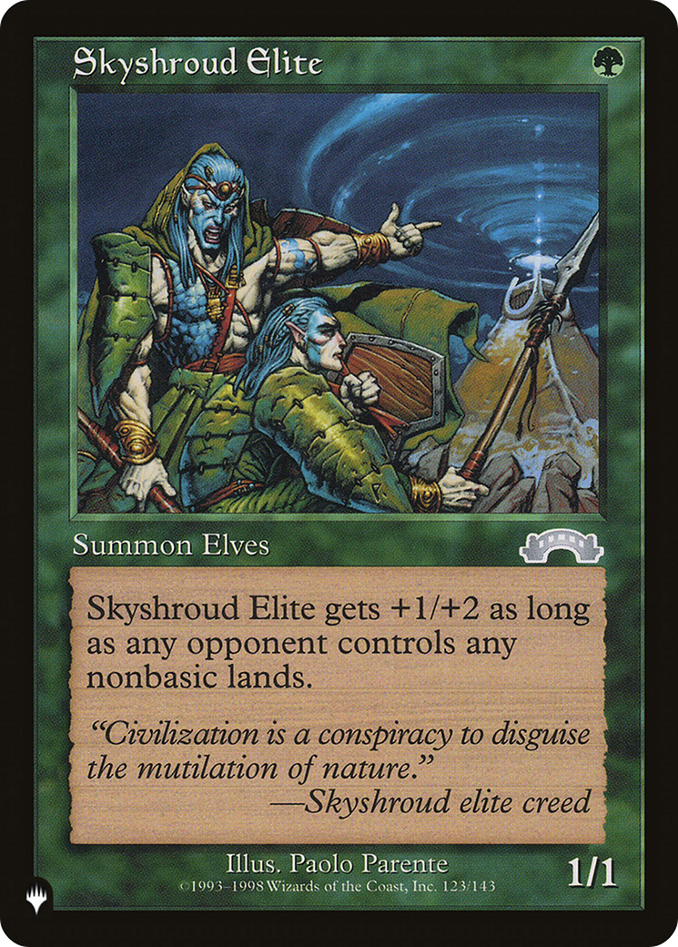 Skyshroud Elite (LIST-EXO-123) [The List]