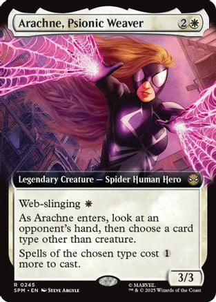 Arachne, Psionic Weaver (Extended Art) (SPM-245) [Marvel's Spider-Man]