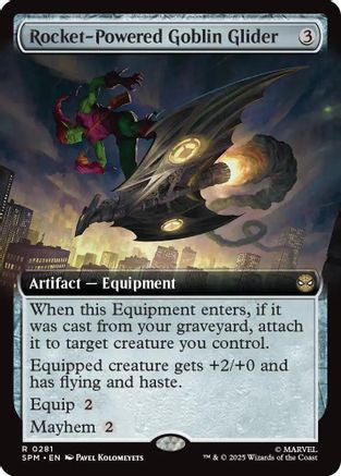Rocket-Powered Goblin Glider (Extended Art) (SPM-281) [Marvel's Spider-Man] Foil