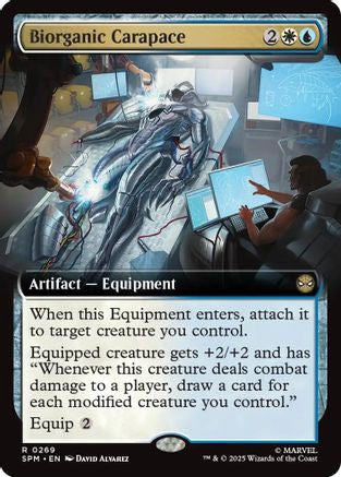 Biorganic Carapace (Extended Art) (SPM-269) [Marvel's Spider-Man] Foil
