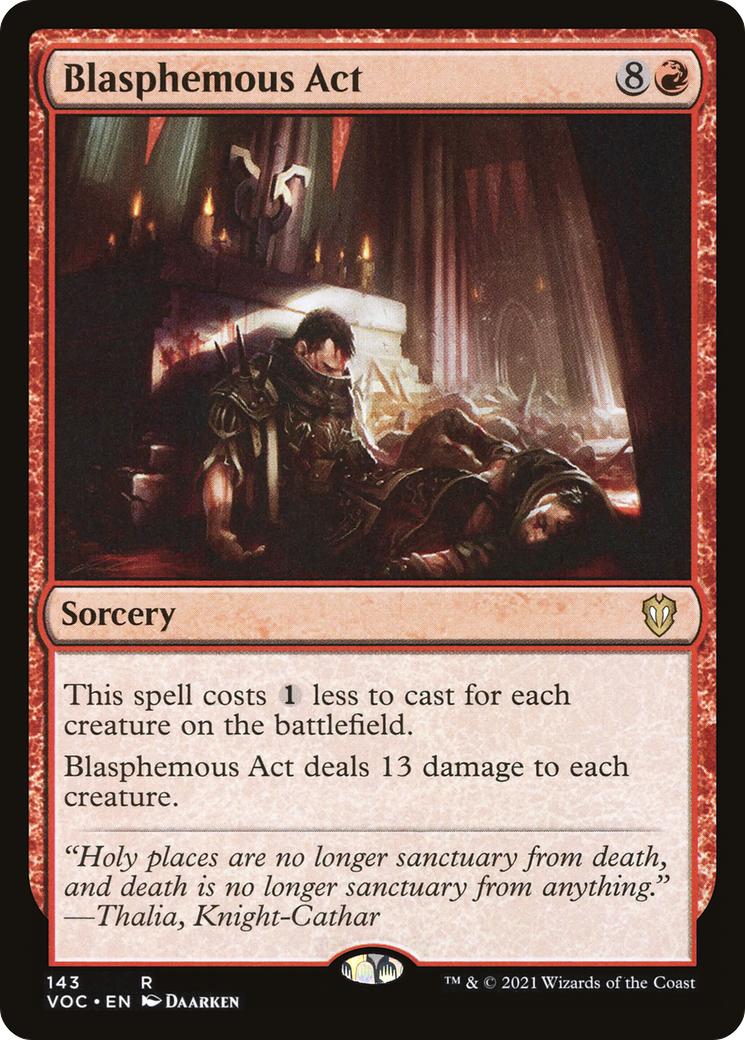 Blasphemous Act (VOC-143) [Crimson Vow Commander]