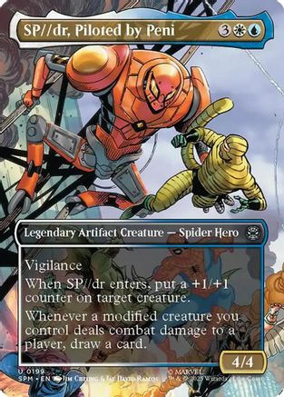 SP//dr, Piloted by Peni (Borderless) (SPM-199) [Marvel's Spider-Man] Foil