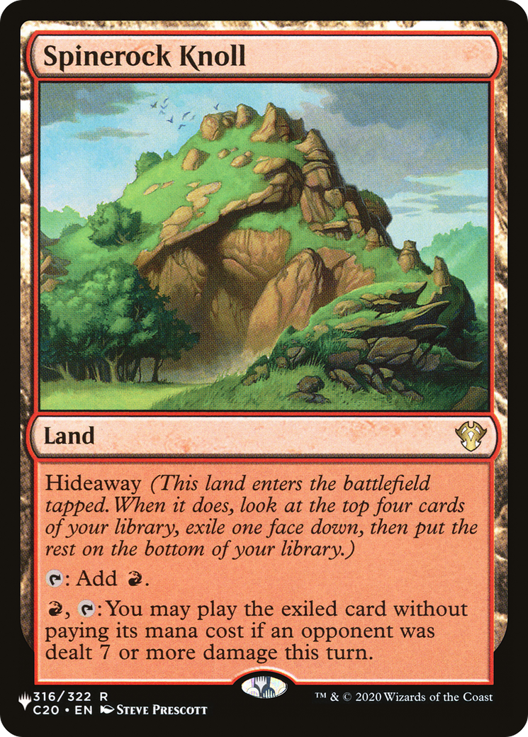 Spinerock Knoll (LIST-C20-316) [The List]