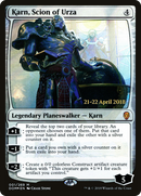 Karn, Scion of Urza (PRE-01S) [Dominaria Promos] Foil