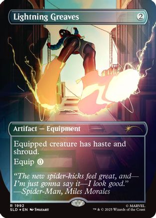 Lightning Greaves (1992) (Rainbow Foil) (SLD-1992) [Secret Lair Drop Series] Foil