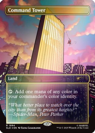 Command Tower (1994) (Rainbow Foil) (SLD-1994) [Secret Lair Drop Series] Foil