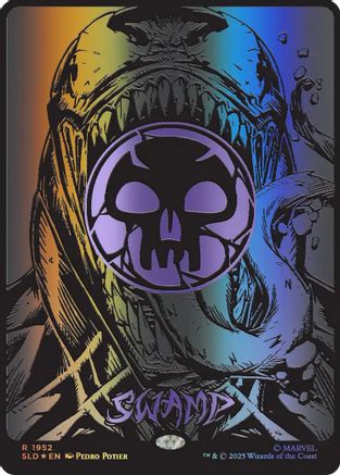 Swamp (1952) (Raised Foil) (SLD-1952) [Secret Lair Drop Series] Foil