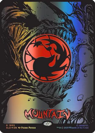 Mountain (1953) (Raised Foil) (SLD-1953) [Secret Lair Drop Series] Foil