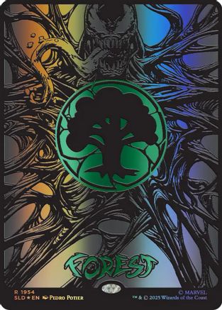 Forest (1954) (Raised Foil) (SLD-1954) [Secret Lair Drop Series] Foil