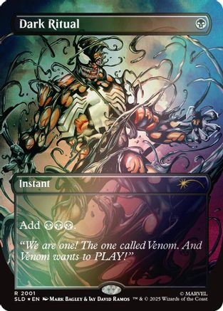 Dark Ritual (2001) (Rainbow Foil) (SLD-2001) [Secret Lair Drop Series] Foil