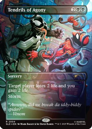 Tendrils of Agony (2004) (Rainbow Foil) (SLD-2004) [Secret Lair Drop Series] Foil