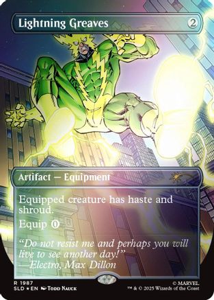 Lightning Greaves (1987) (Rainbow Foil) (SLD-1987) [Secret Lair Drop Series] Foil