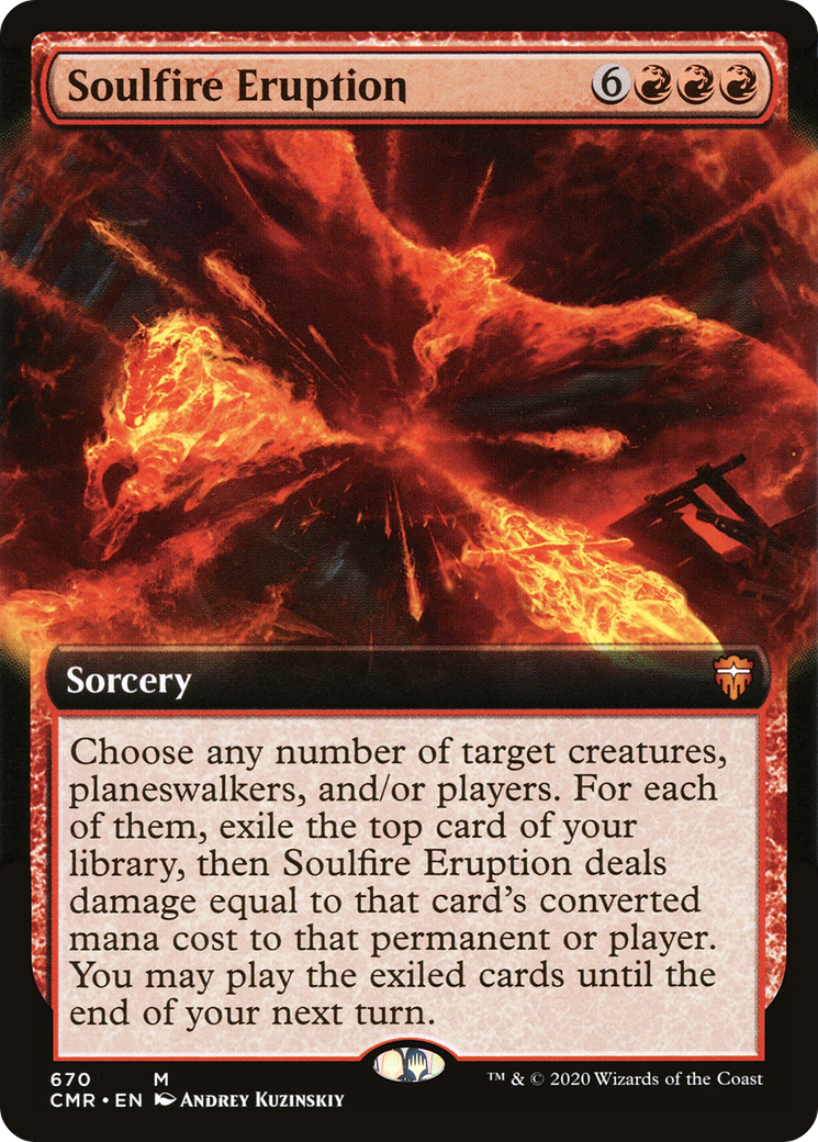 Soulfire Eruption (CMR-670) (Extended Art) [Commander Legends]