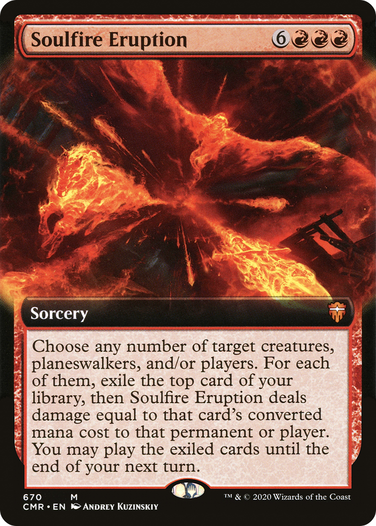 Soulfire Eruption (CMR-670) [Commander Legends]: (Extended Art)