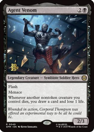 Agent Venom (PRE-049) [Prerelease Cards] Foil