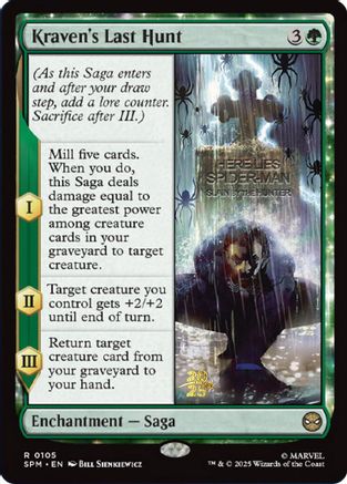 Kraven's Last Hunt (PRE-105) [Prerelease Cards] Foil