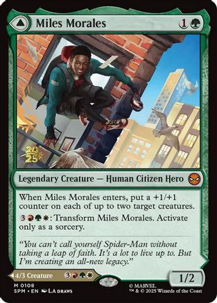 Miles Morales (PRE-108) [Prerelease Cards] Foil