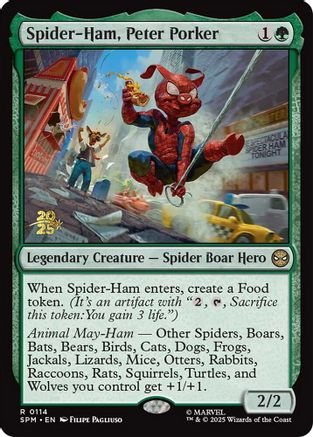 Spider-Ham, Peter Porker (PRE-114) [Prerelease Cards] Foil