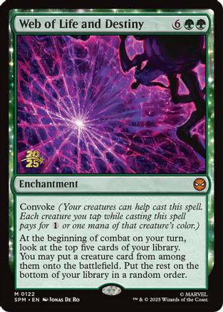 Web of Life and Destiny (PRE-122) [Prerelease Cards] Foil