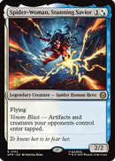 Spider-Woman, Stunning Savior (PRE-152) [Prerelease Cards] Foil