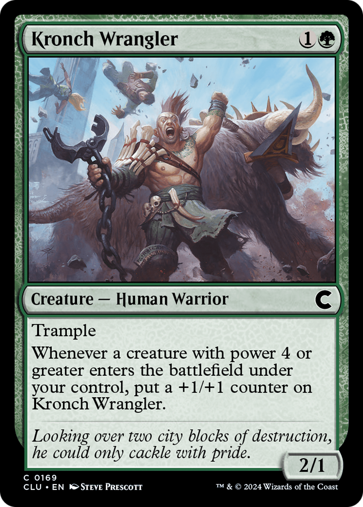 Kronch Wrangler (CLU-169) [Ravnica: Clue Edition]
