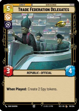 Trade Federation Delegates (191/264) [Secrets of Power]