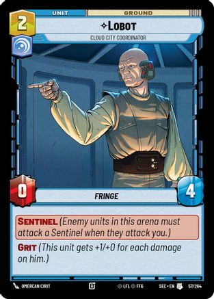 Lobot - Cloud City Coordinator (57/264) [Secrets of Power]