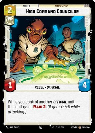 High Command Councilor (249/264) [Secrets of Power]