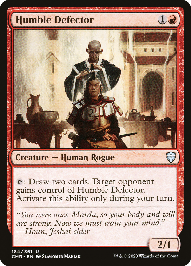 Humble Defector (CMR-184) [Commander Legends] Foil