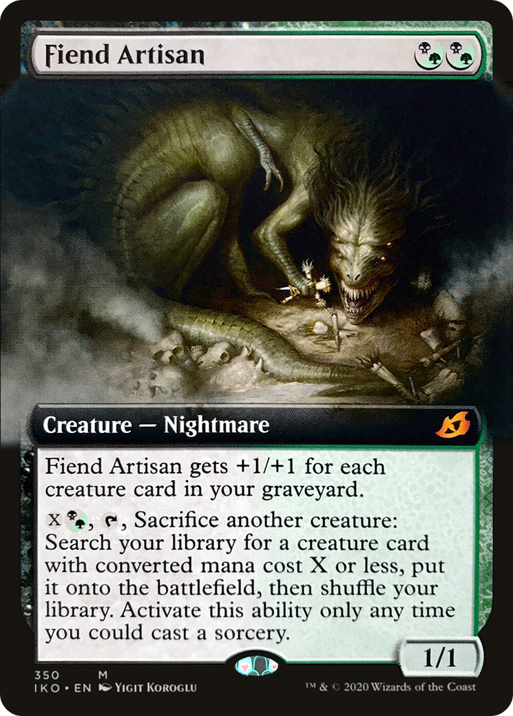 Fiend Artisan (IKO-350) [Ikoria: Lair of Behemoths]: (Extended Art)