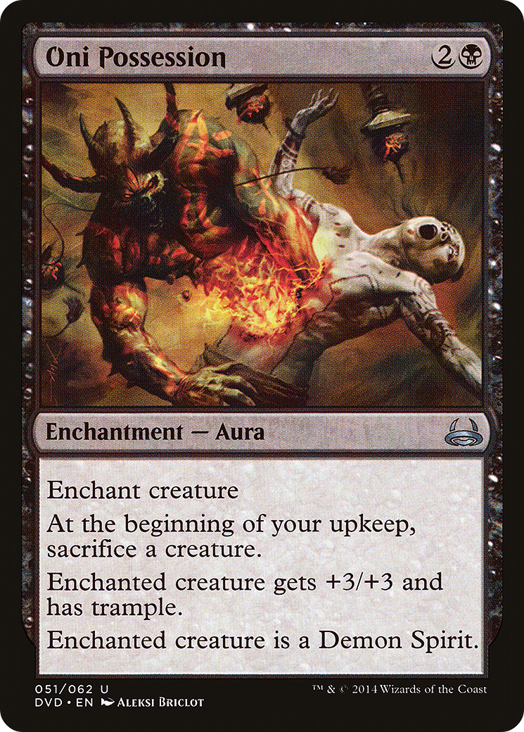 Oni Possession (DD3-051) [Duel Decks Anthology: Divine vs. Demonic]