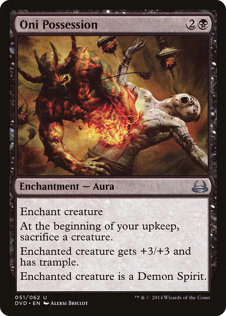 Oni Possession (DD3-051) [Duel Decks Anthology: Divine vs. Demonic]
