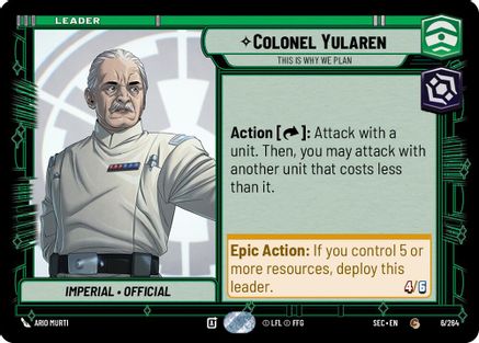 Colonel Yularen - This is Why We Plan (6/264) [Secrets of Power]