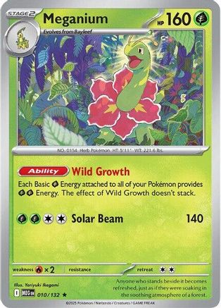Meganium 10 - [ME01 Mega Evolution] Holofoil