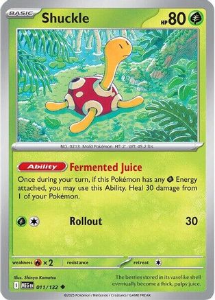 Shuckle - 011/132 11 - [ME01 Mega Evolution]