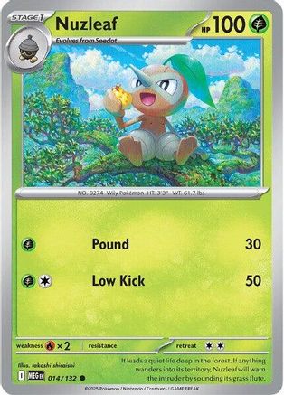 Nuzleaf 14 - [ME01 Mega Evolution]