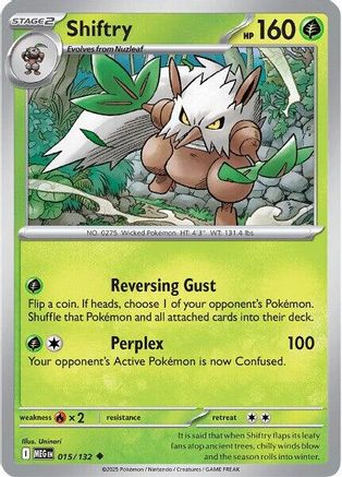 Shiftry 15 - [ME01 Mega Evolution] Reverse Holofoil