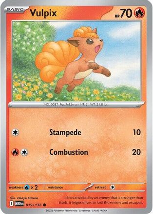 Vulpix - 019/132 19 - [ME01 Mega Evolution]