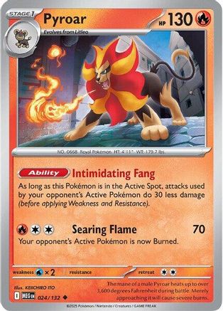 Pyroar 24 - [ME01 Mega Evolution]
