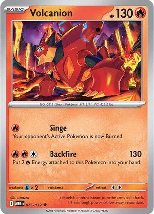 Volcanion 25 - [ME01 Mega Evolution] Reverse Holofoil