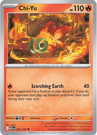 Chi-Yu 31 - [ME01 Mega Evolution] Reverse Holofoil